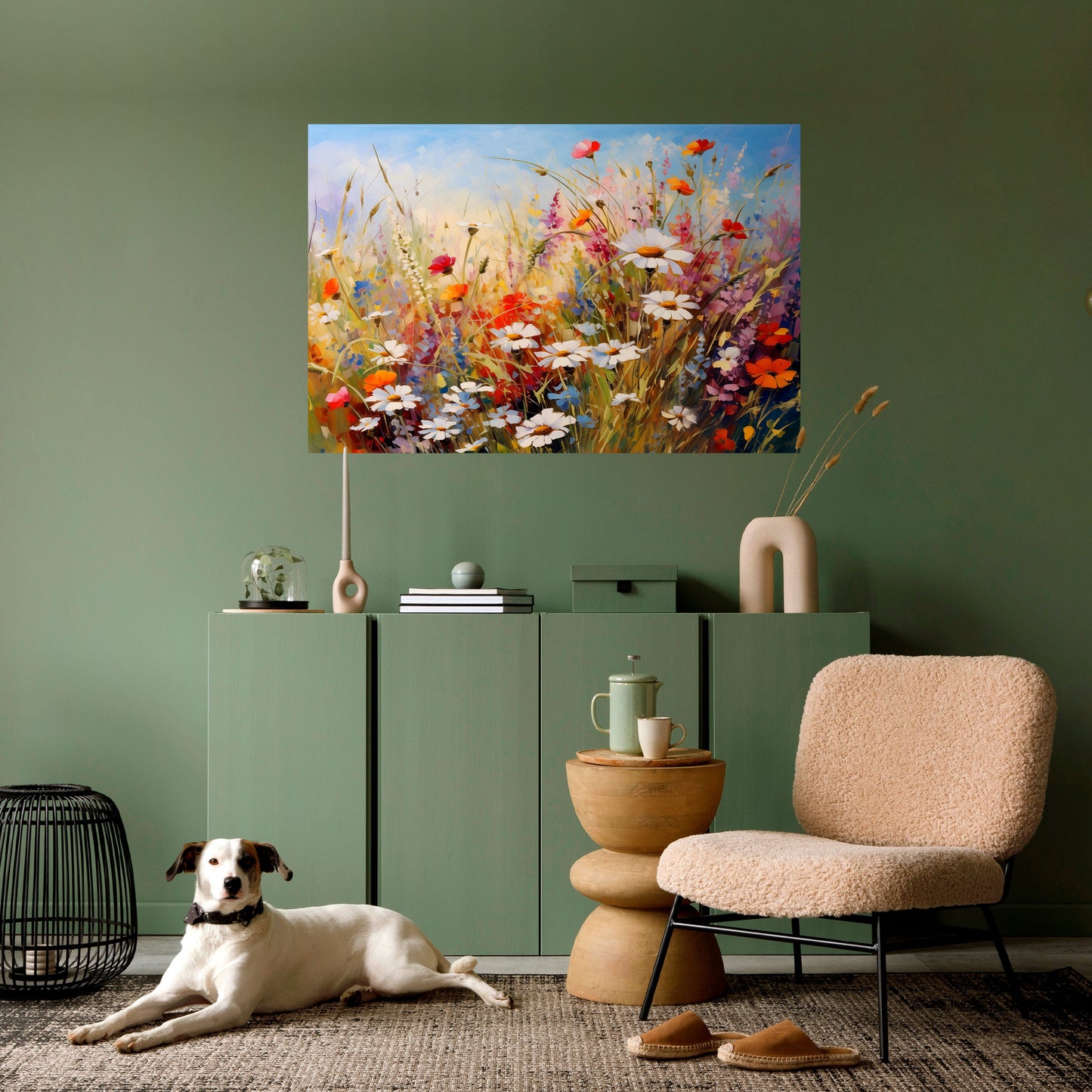 DAISY DAYDREAMS Poster orizzontale staccabile e attaccabile