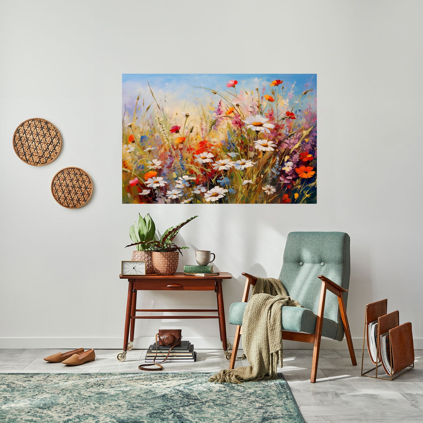 DAISY DAYDREAMS Poster orizzontale staccabile e attaccabile