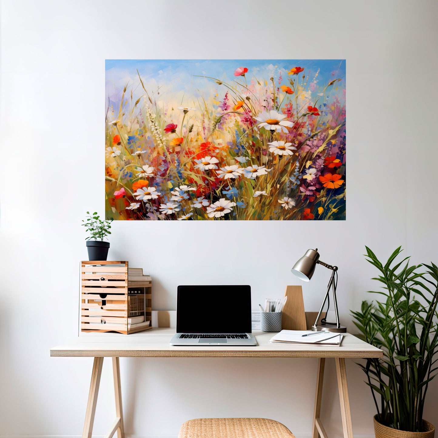 DAISY DAYDREAMS Poster orizzontale staccabile e attaccabile