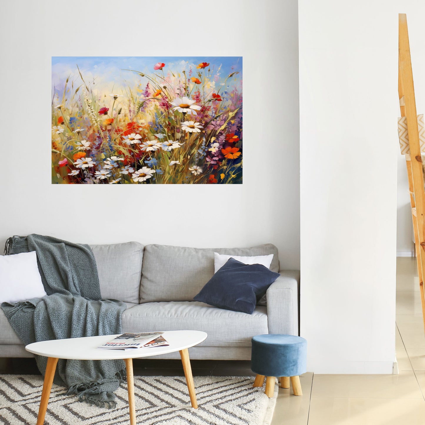 DAISY DAYDREAMS Poster orizzontale staccabile e attaccabile
