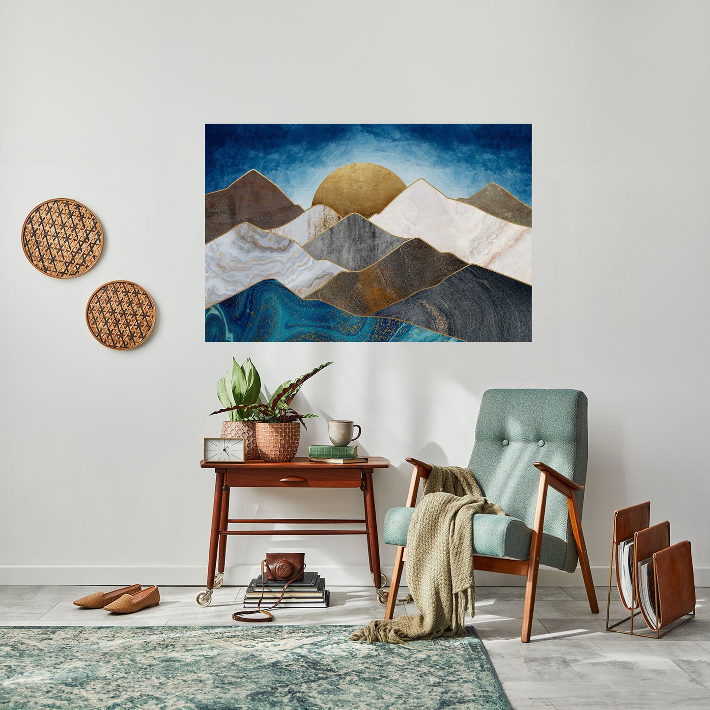 Poster orizzontale staccabile e attaccabile SHEEN OF PEAKS