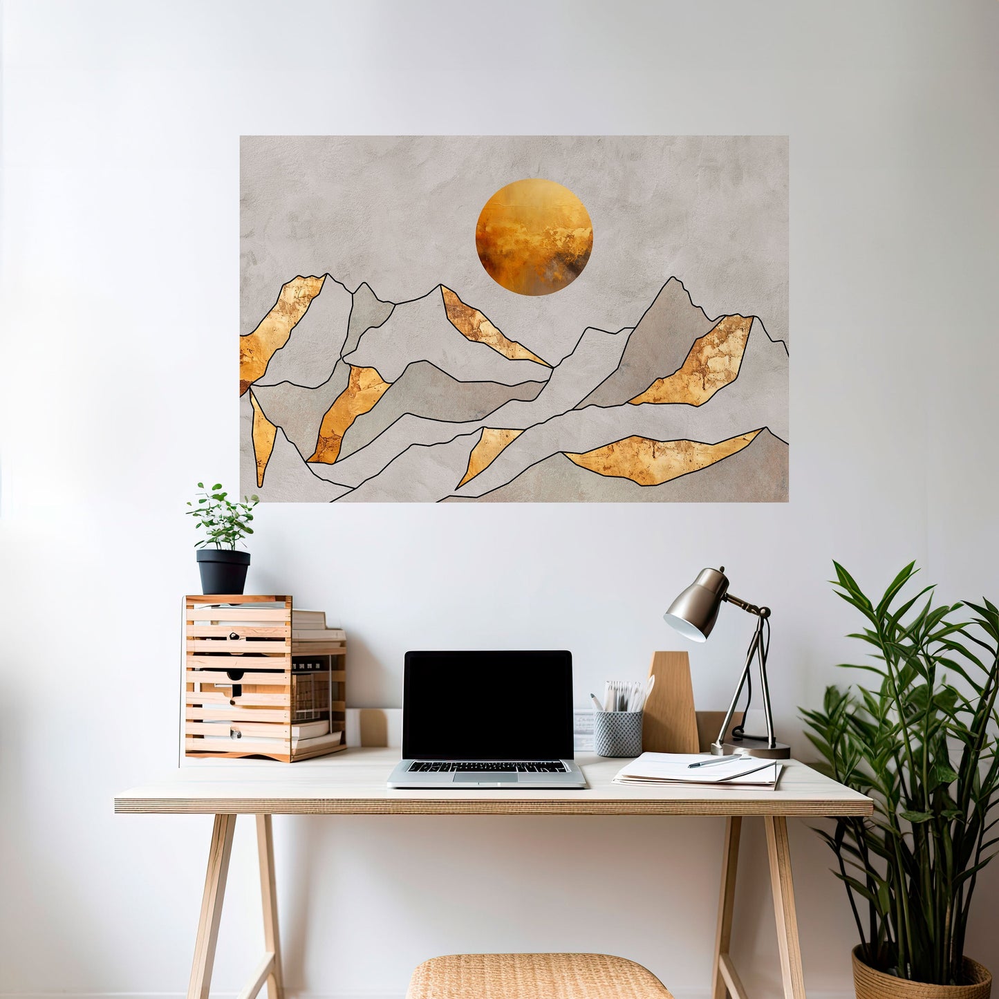 Poster orizzontale SUNNY BLAZE stacca e attacca