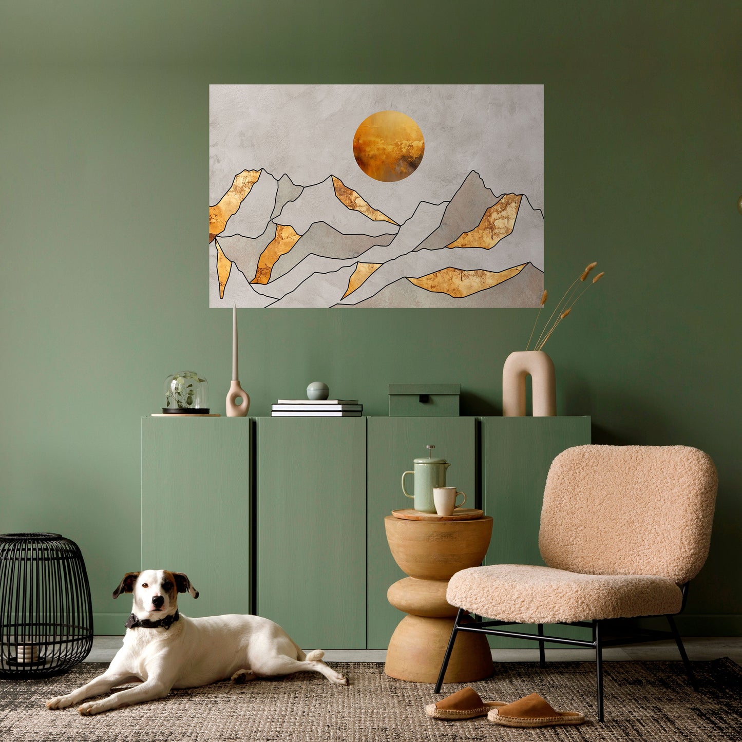 Poster orizzontale SUNNY BLAZE stacca e attacca