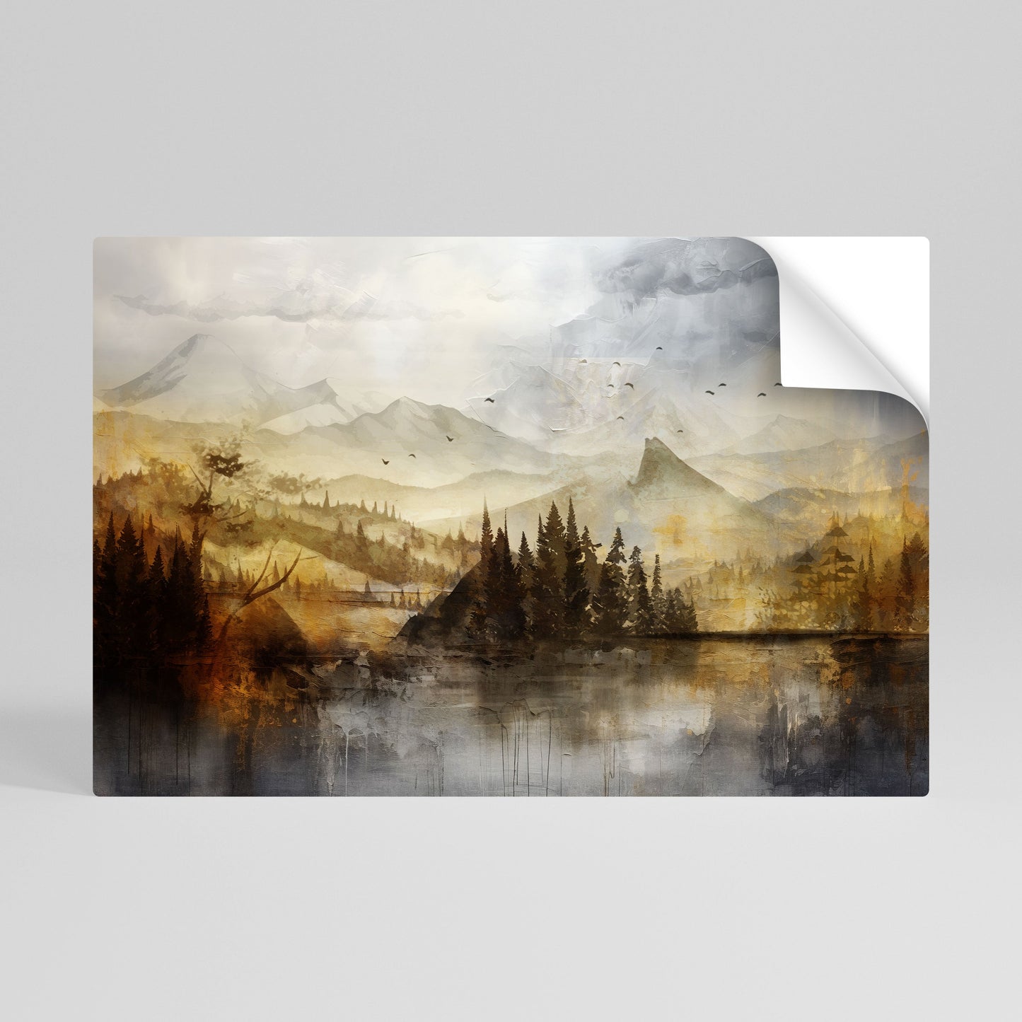 Poster orizzontale staccabile e attaccabile AURA AUTUNNALE