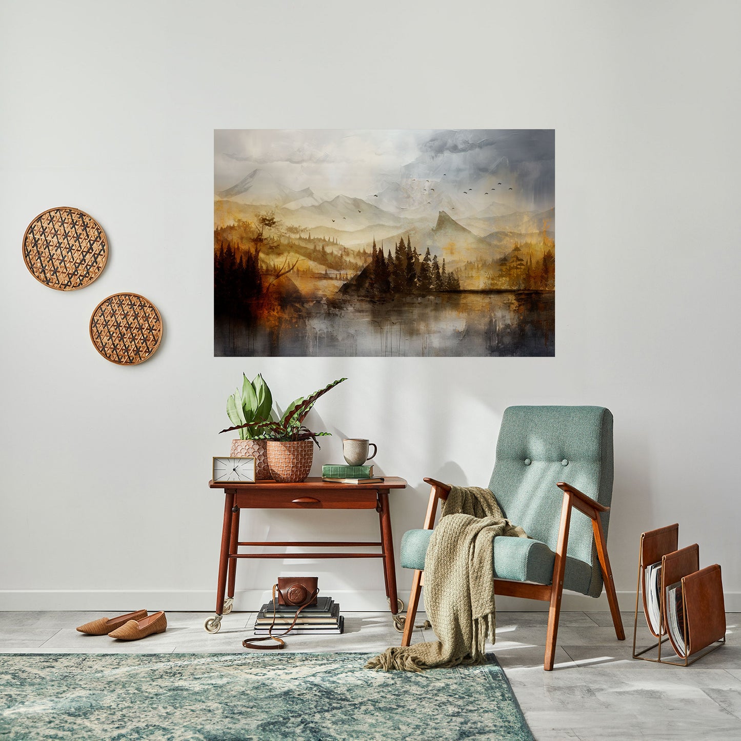 Poster orizzontale staccabile e attaccabile AURA AUTUNNALE