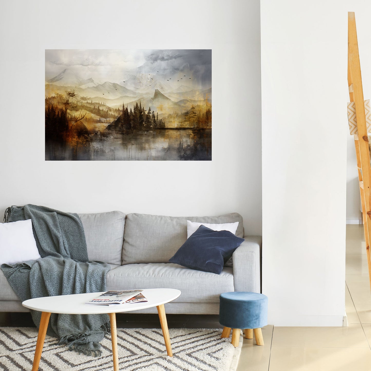 Poster orizzontale staccabile e attaccabile AURA AUTUNNALE