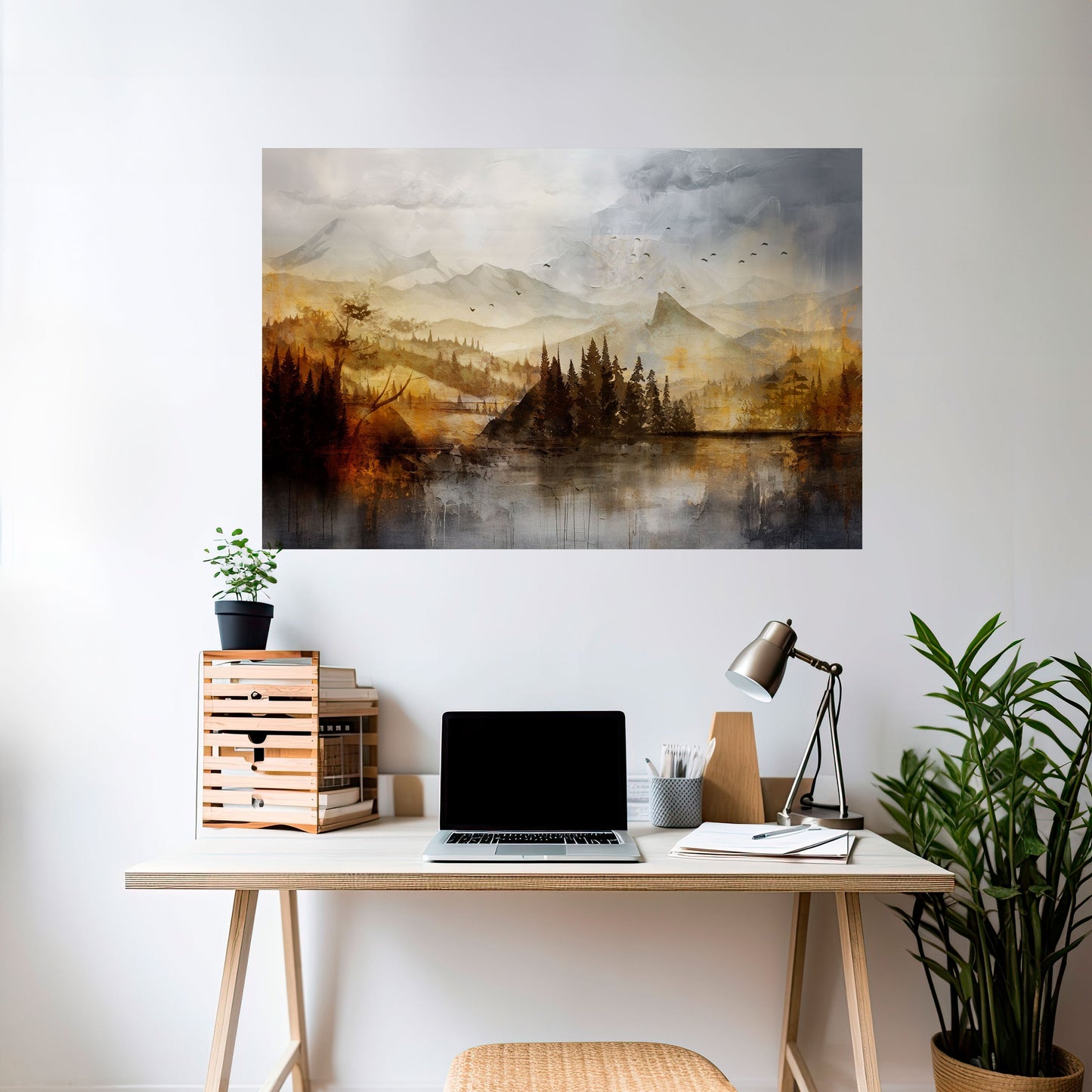 Poster orizzontale staccabile e attaccabile AURA AUTUNNALE