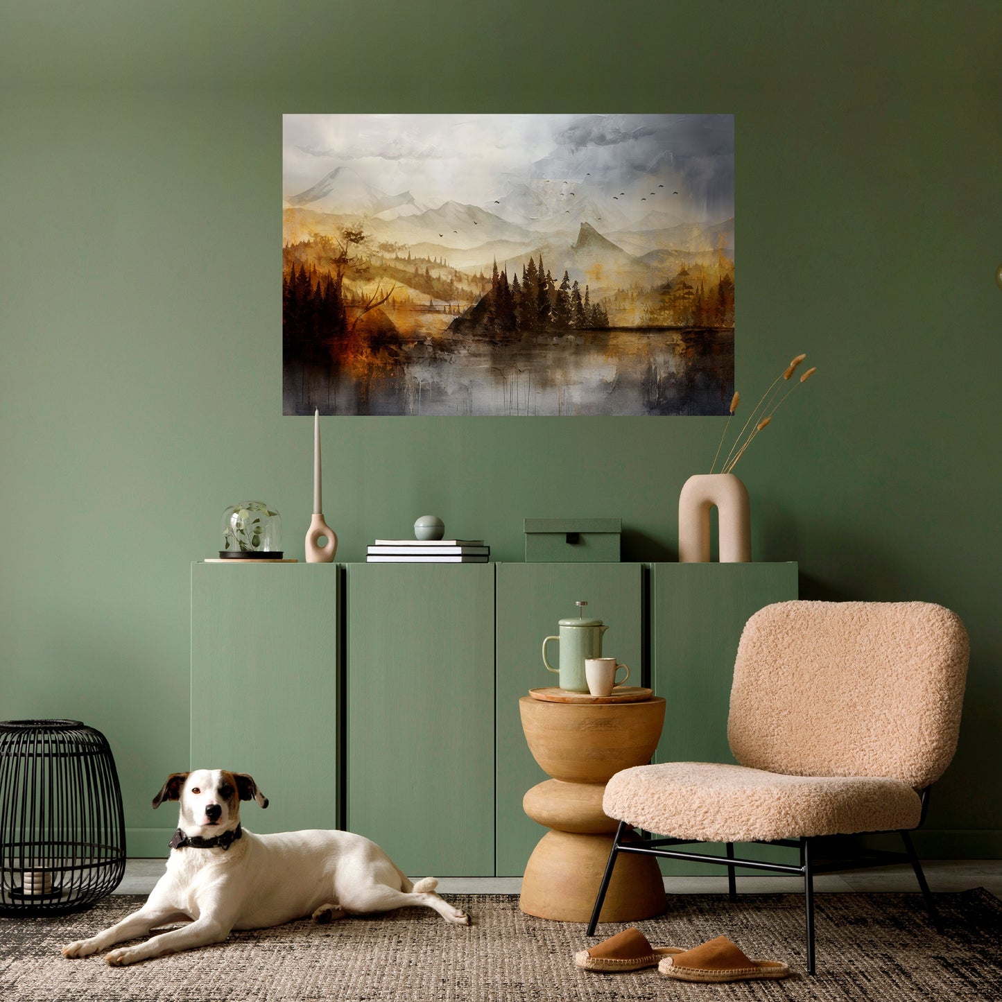 Poster orizzontale staccabile e attaccabile AURA AUTUNNALE