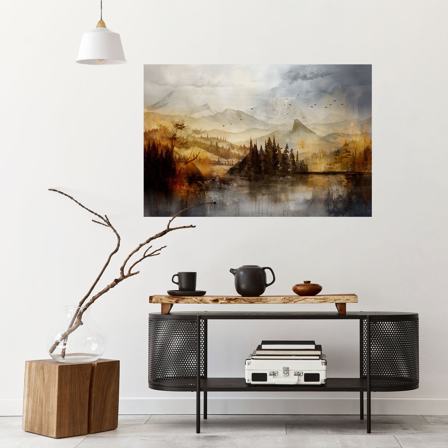 Poster orizzontale staccabile e attaccabile AURA AUTUNNALE