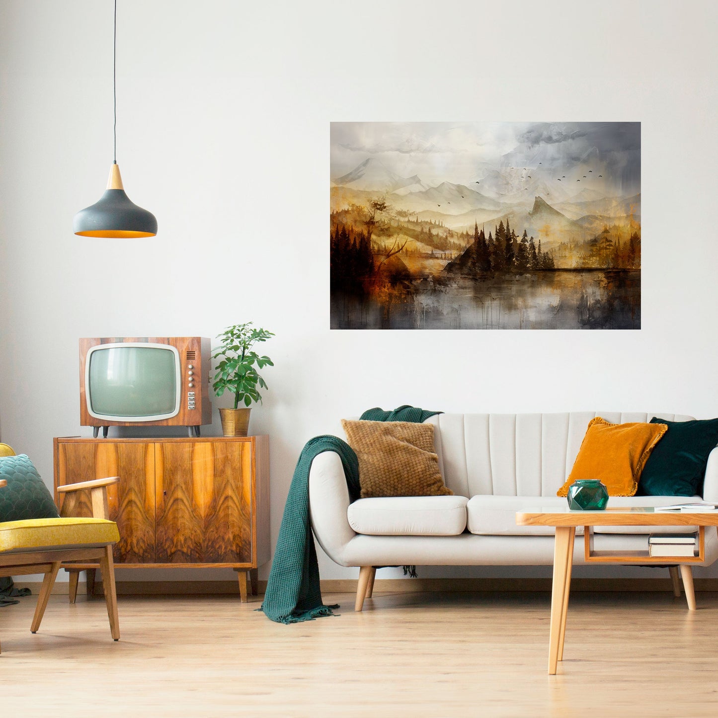 Poster orizzontale staccabile e attaccabile AURA AUTUNNALE