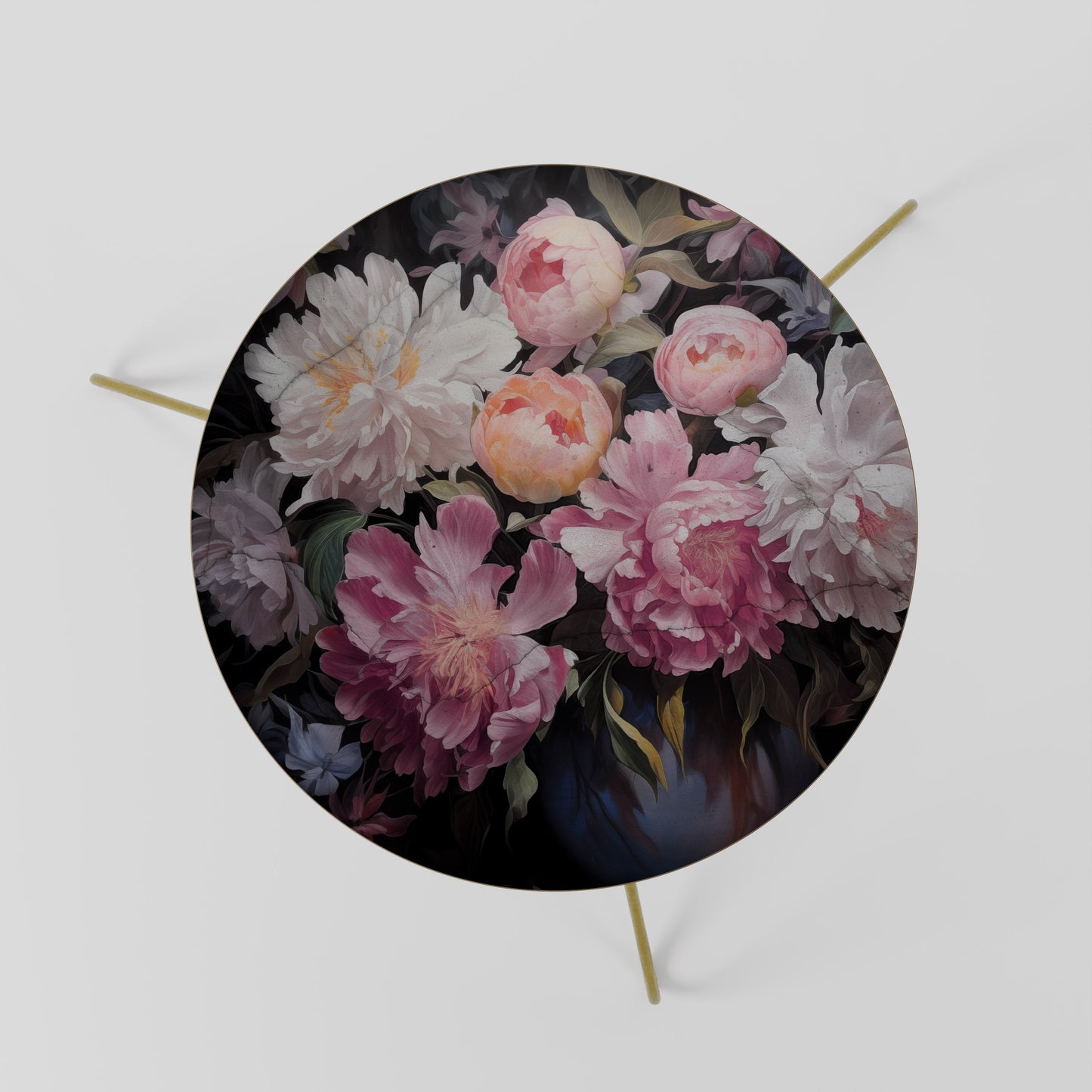 Tavolino da caffè CRASHED PEONIES 60