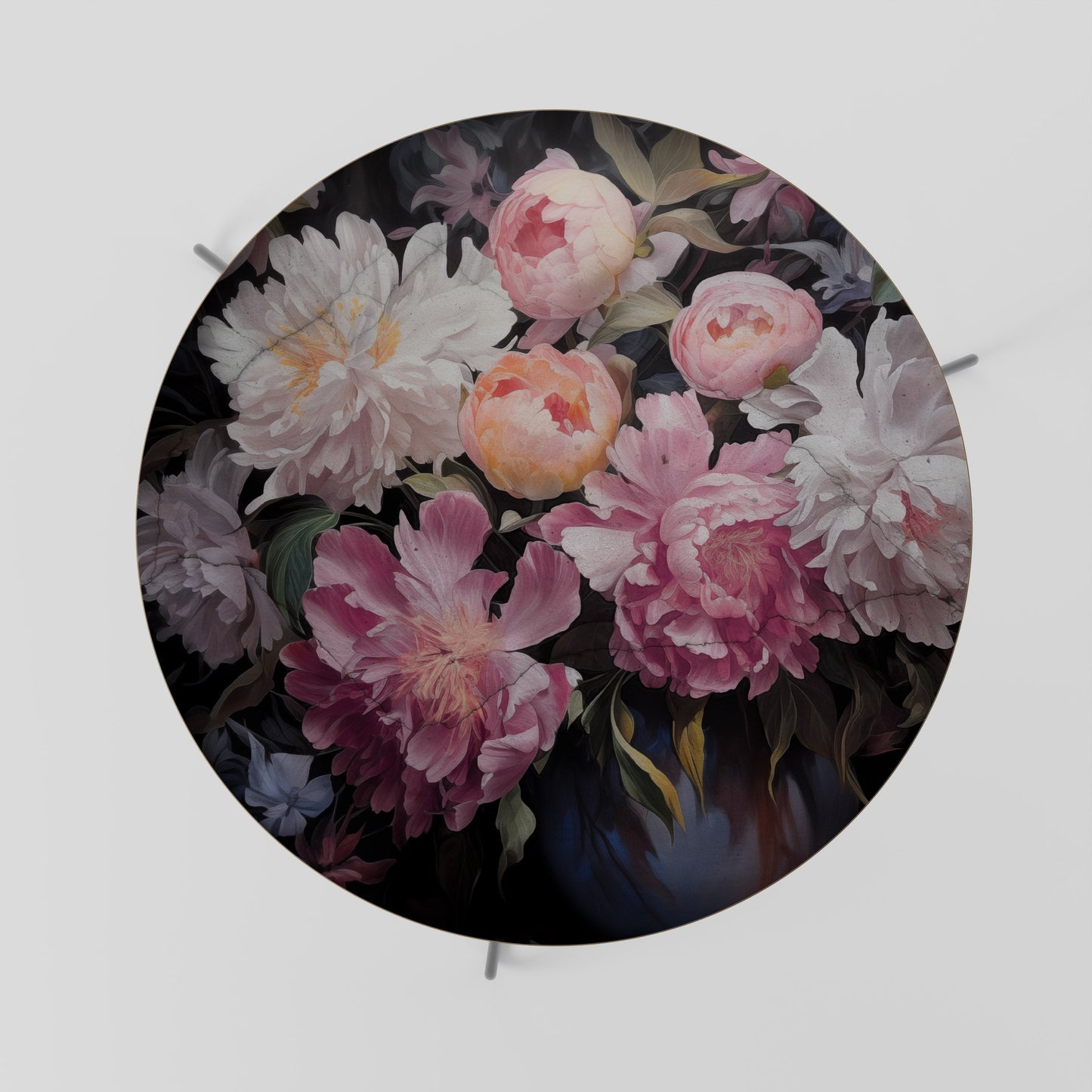 Tavolino da caffè CRASHED PEONIES 69