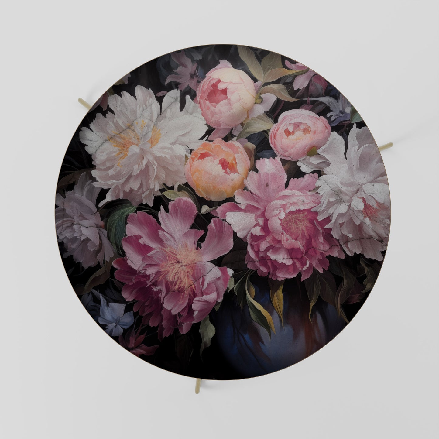 Tavolino da caffè CRASHED PEONIES 69