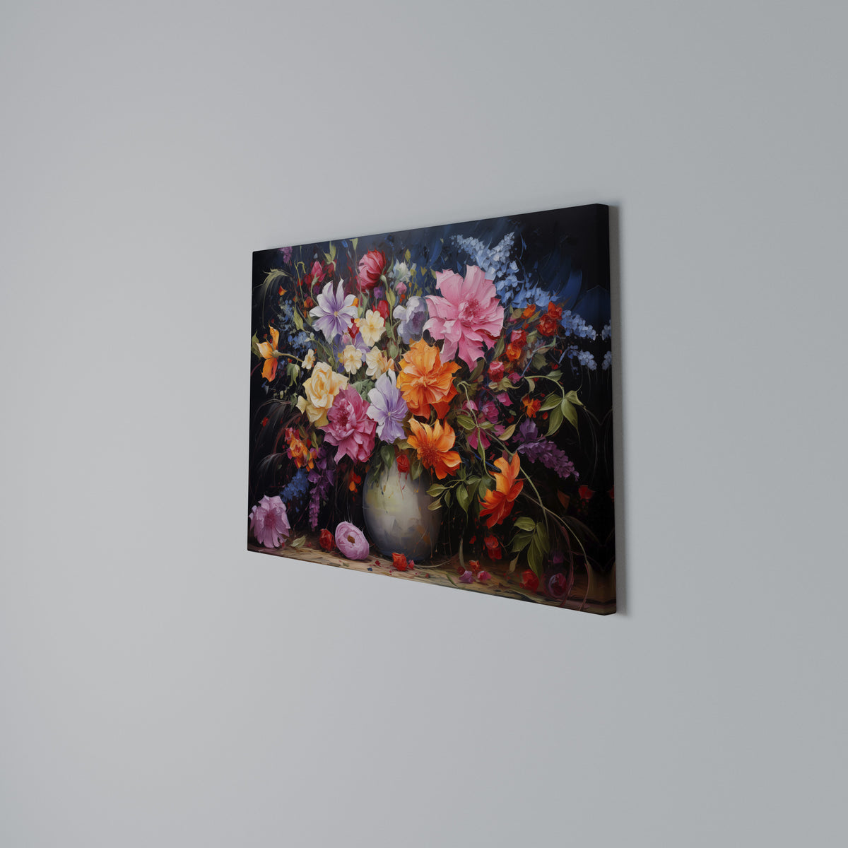 EUPHORIC BOUQUET Stampa su tela orizzontale