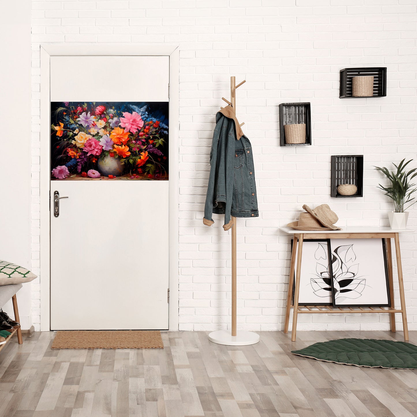 Poster orizzontale staccabile e attaccabile "EUPHORIC BOUQUET"