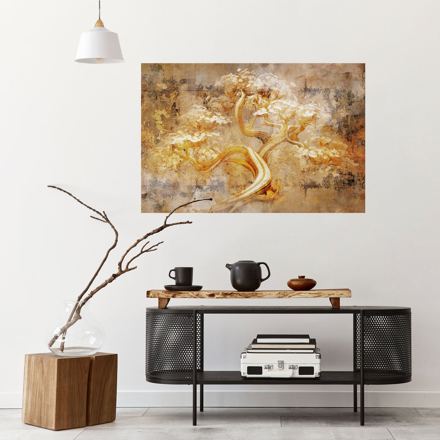Poster orizzontale staccabile e attaccabile TREE OF WHISPERS