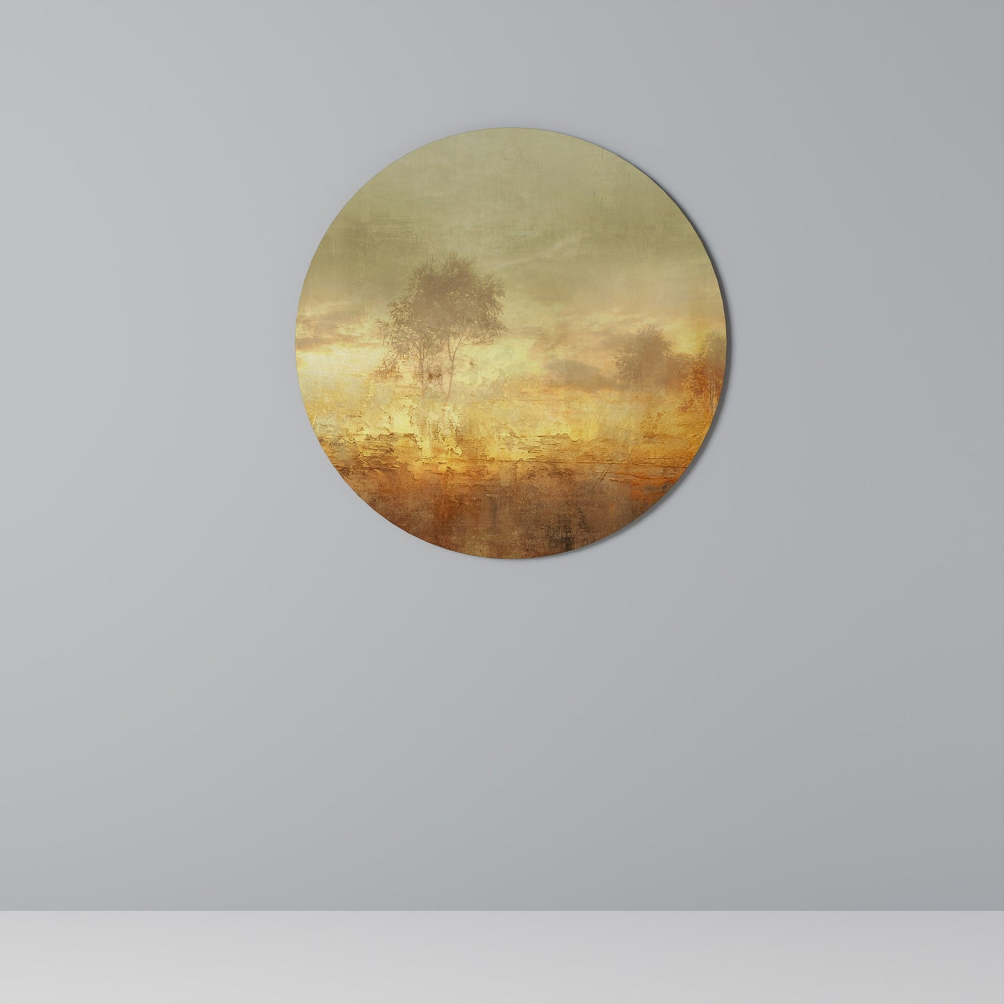 AMBER DREAMSCAPE - Arte murale rotonda