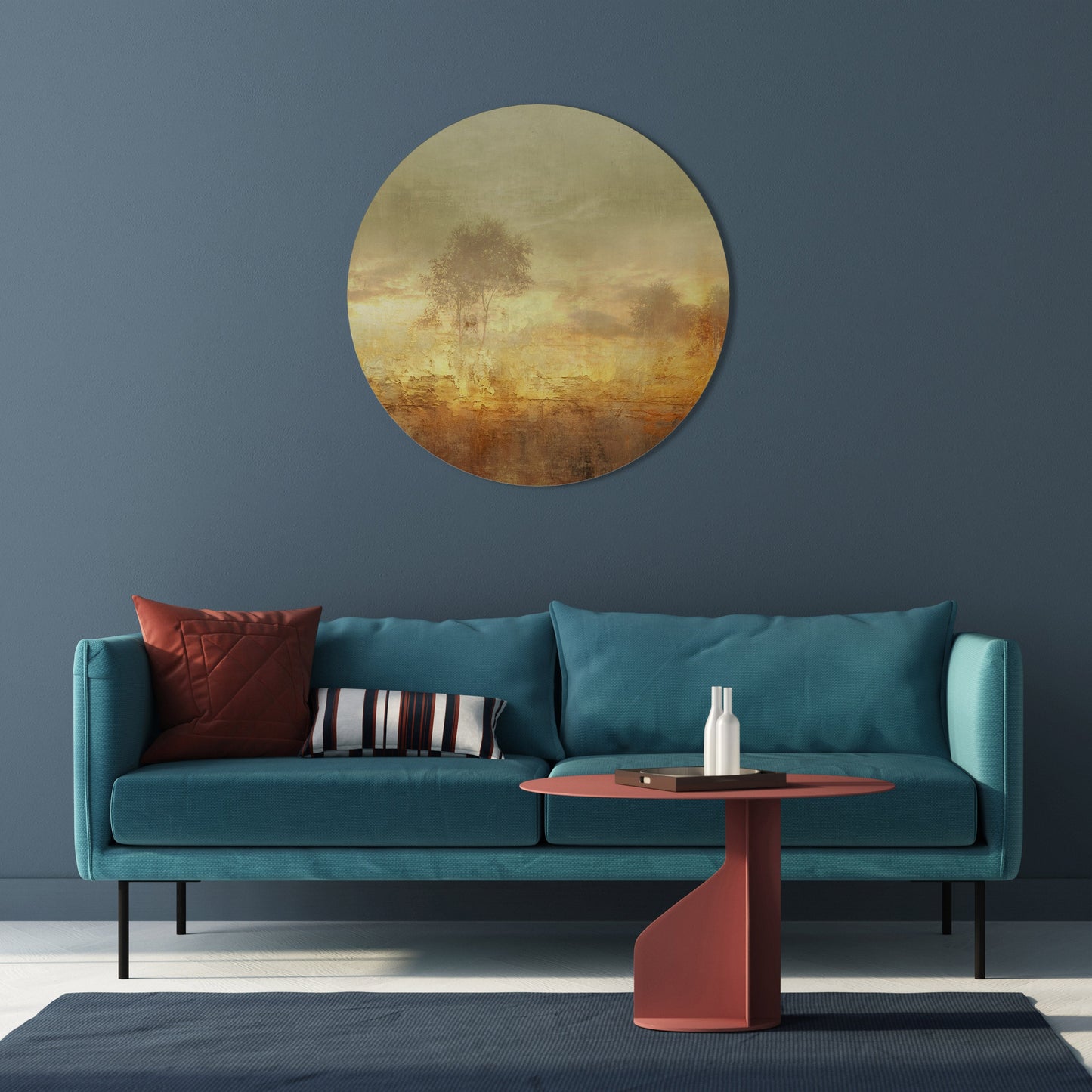 AMBER DREAMSCAPE - Arte murale rotonda