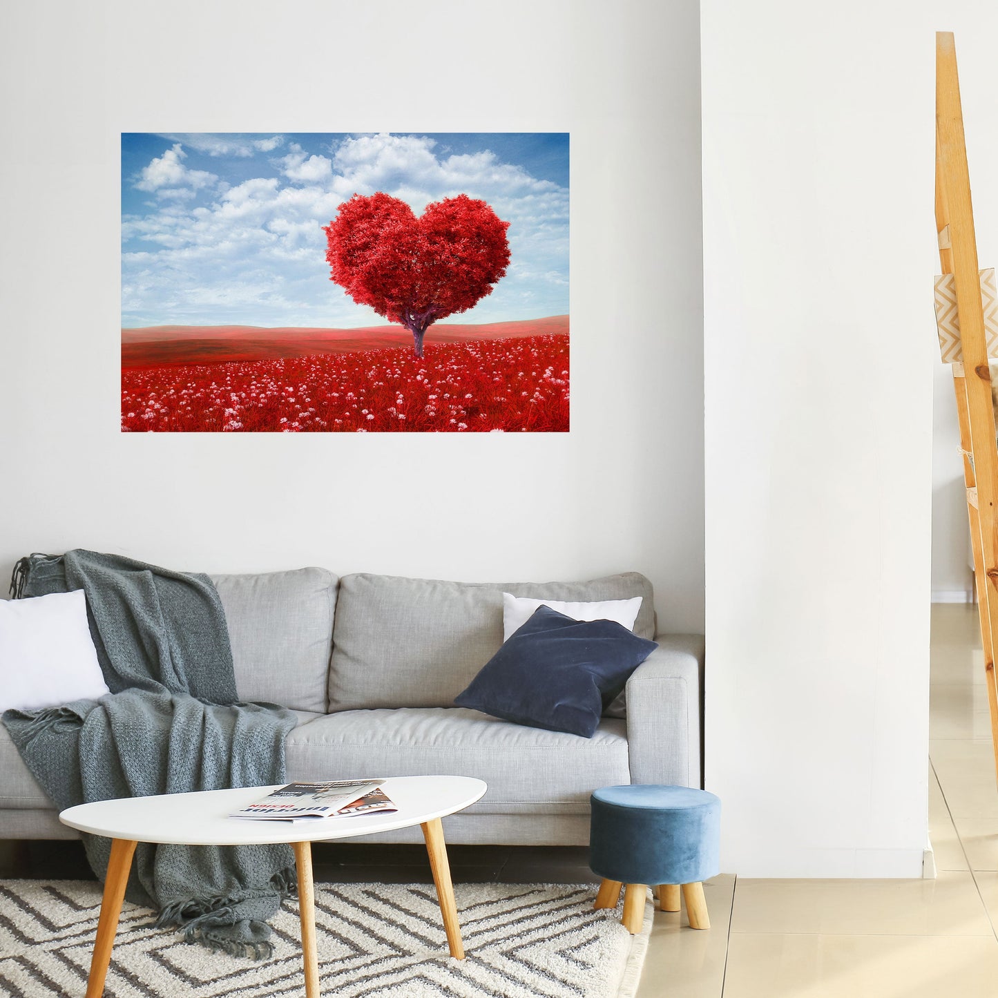 Poster orizzontale staccabile e attaccabile LOVE'S EMBRACE