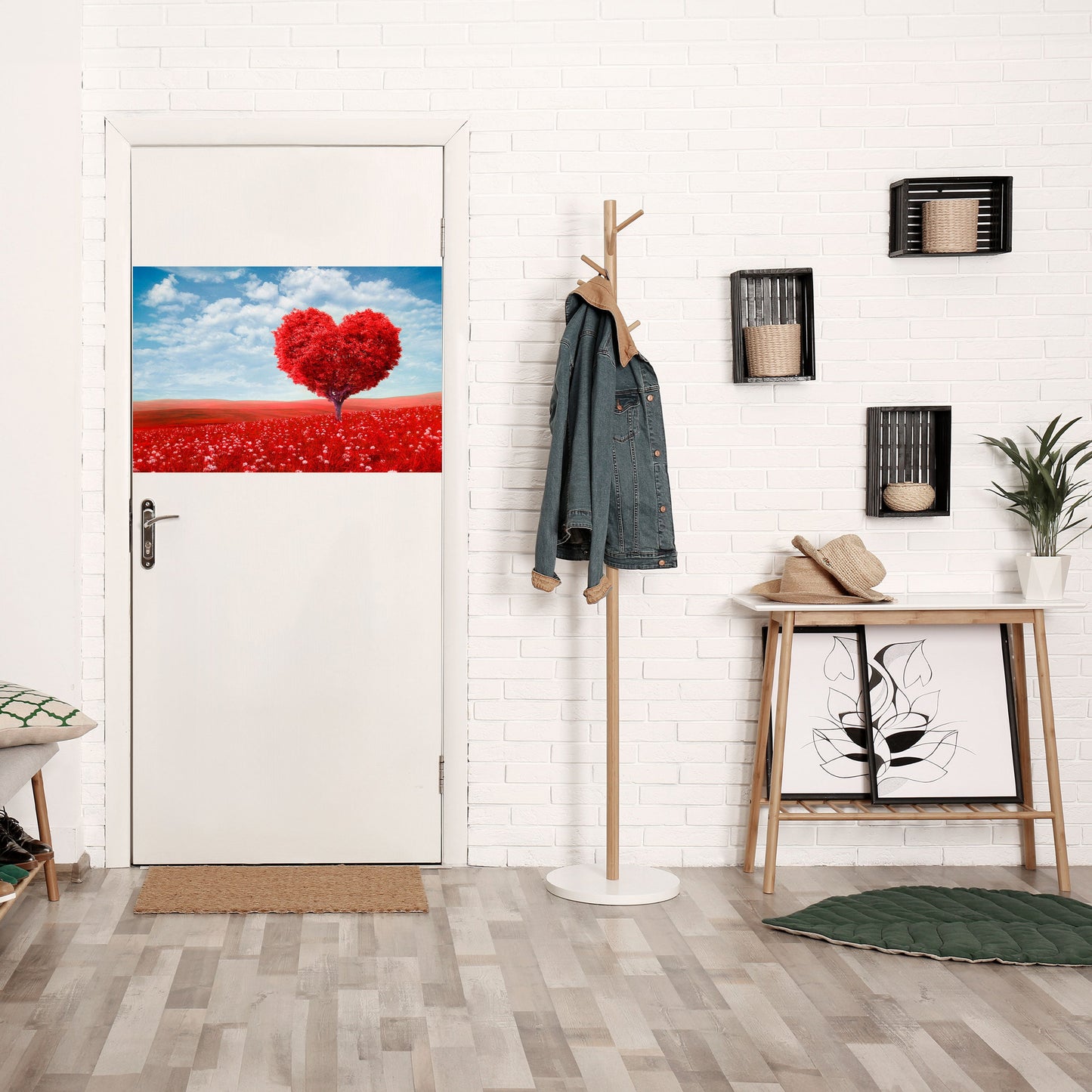 Poster orizzontale staccabile e attaccabile LOVE'S EMBRACE