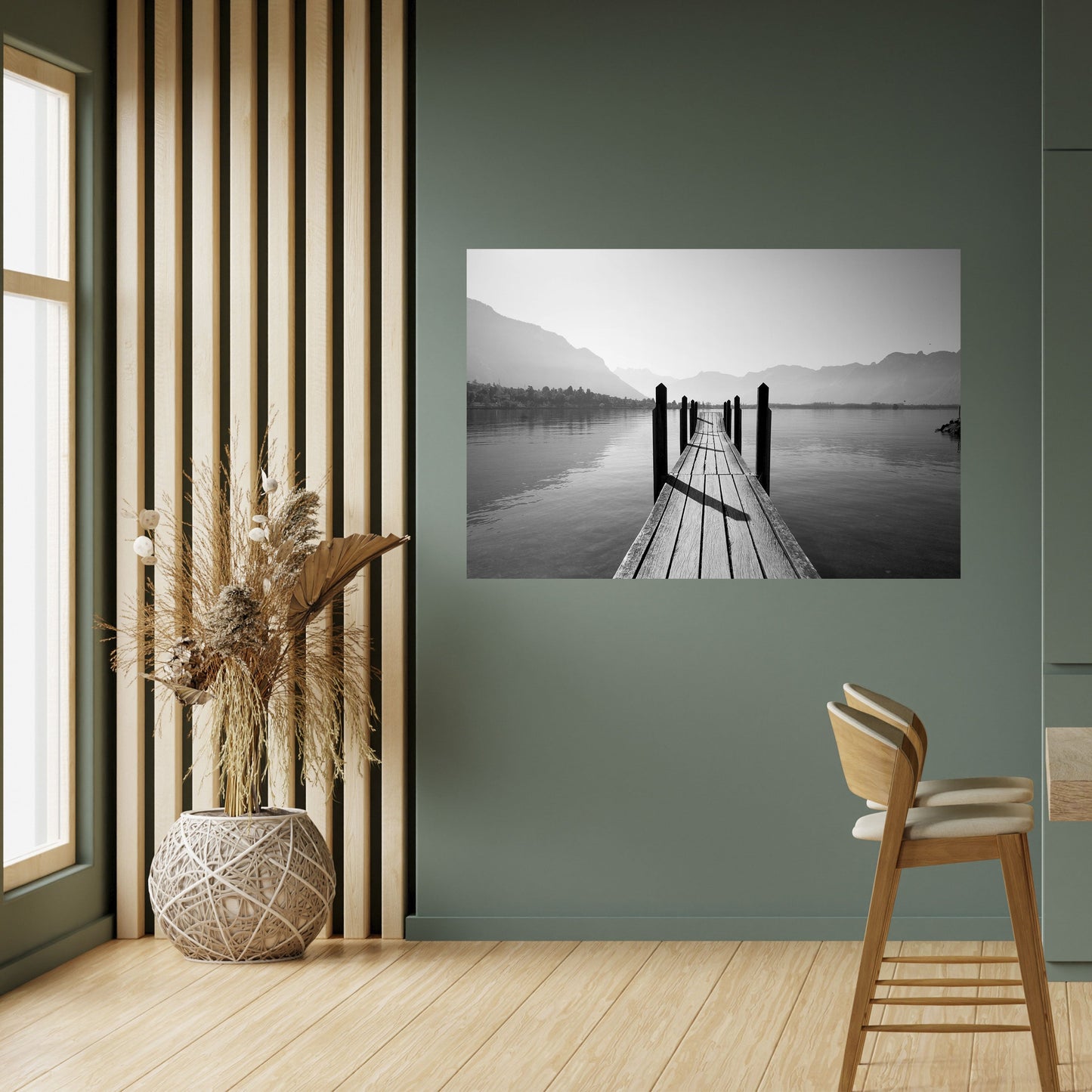 WALK INTO THE DEEP Poster orizzontale staccabile e attaccabile