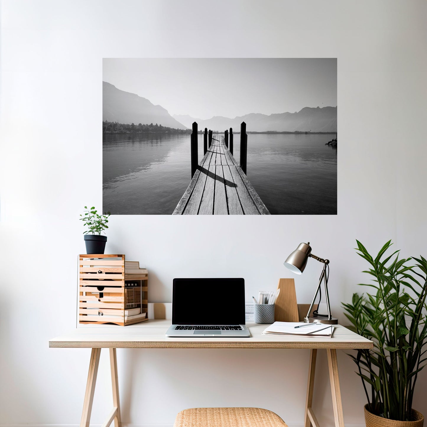 WALK INTO THE DEEP Poster orizzontale staccabile e attaccabile