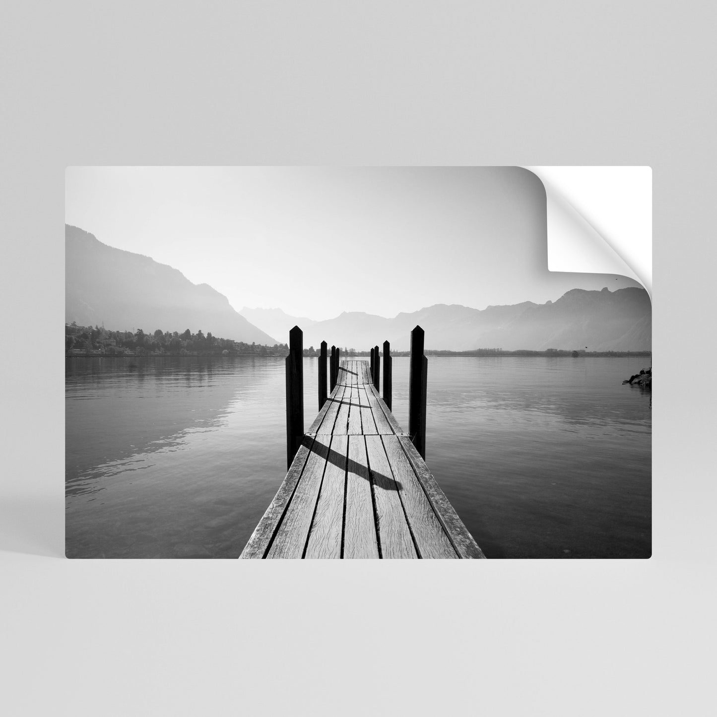 WALK INTO THE DEEP Poster orizzontale staccabile e attaccabile