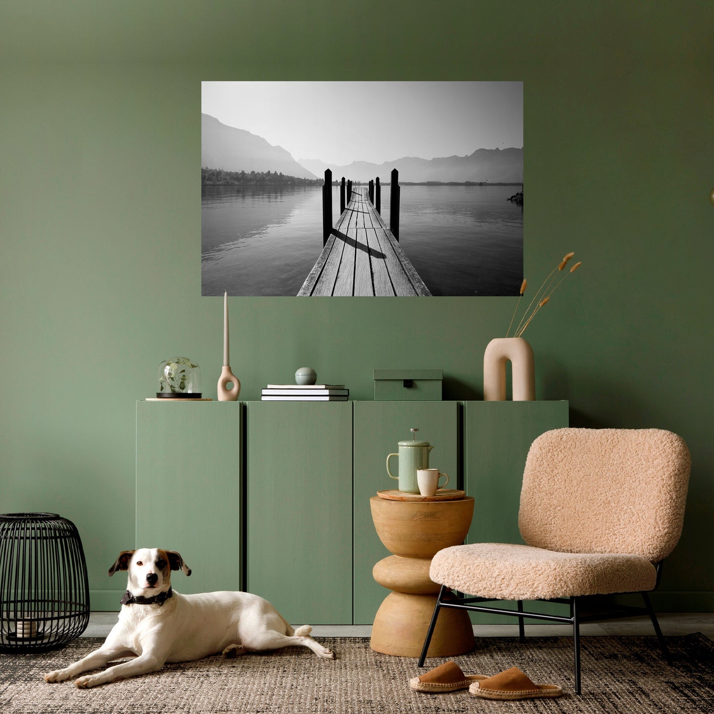 WALK INTO THE DEEP Poster orizzontale staccabile e attaccabile