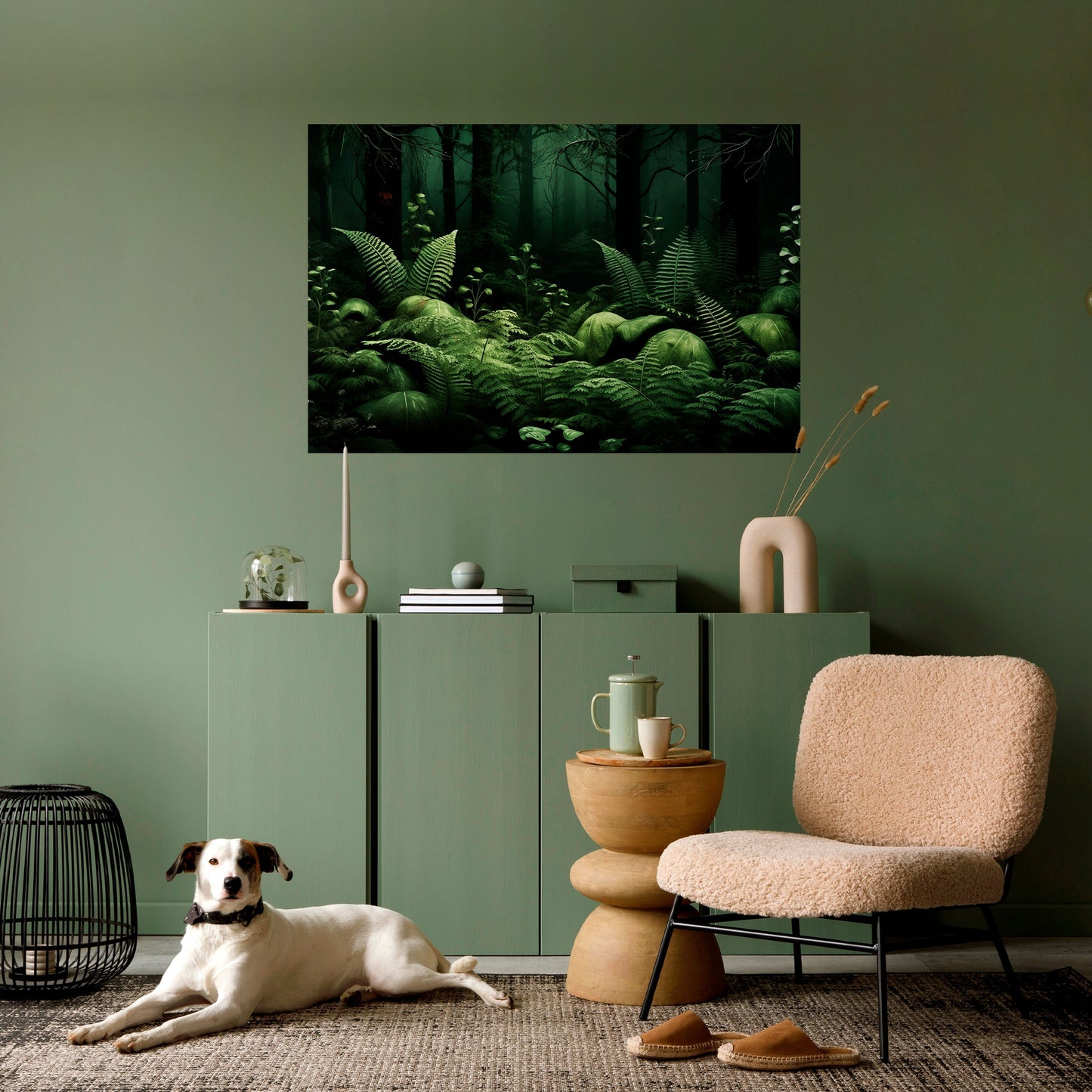 Poster orizzontale staccabile e attaccabile FOREST OF DREAMS