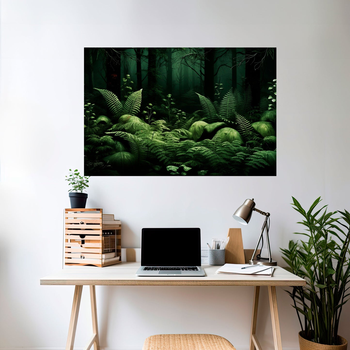 Poster orizzontale staccabile e attaccabile FOREST OF DREAMS