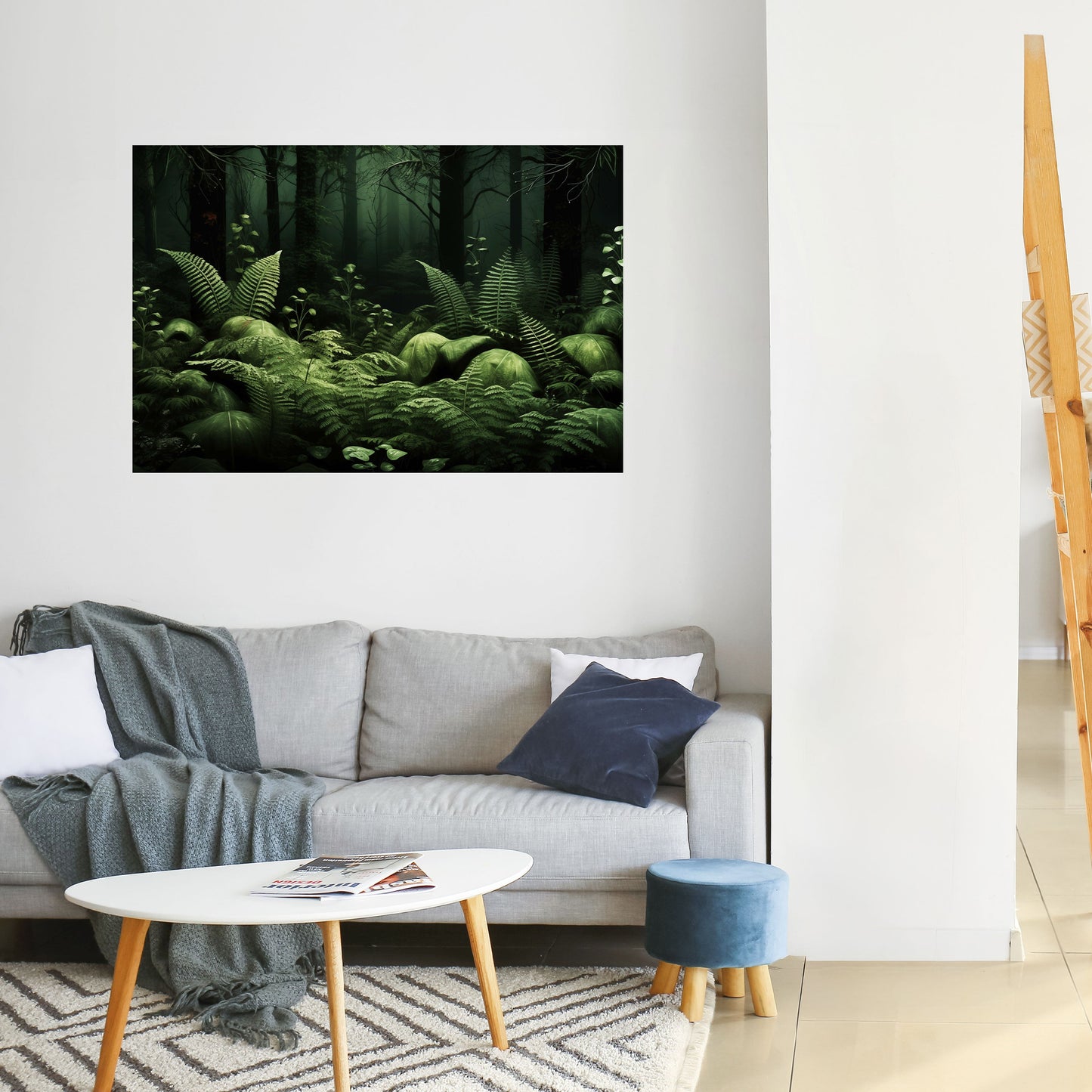 Poster orizzontale staccabile e attaccabile FOREST OF DREAMS