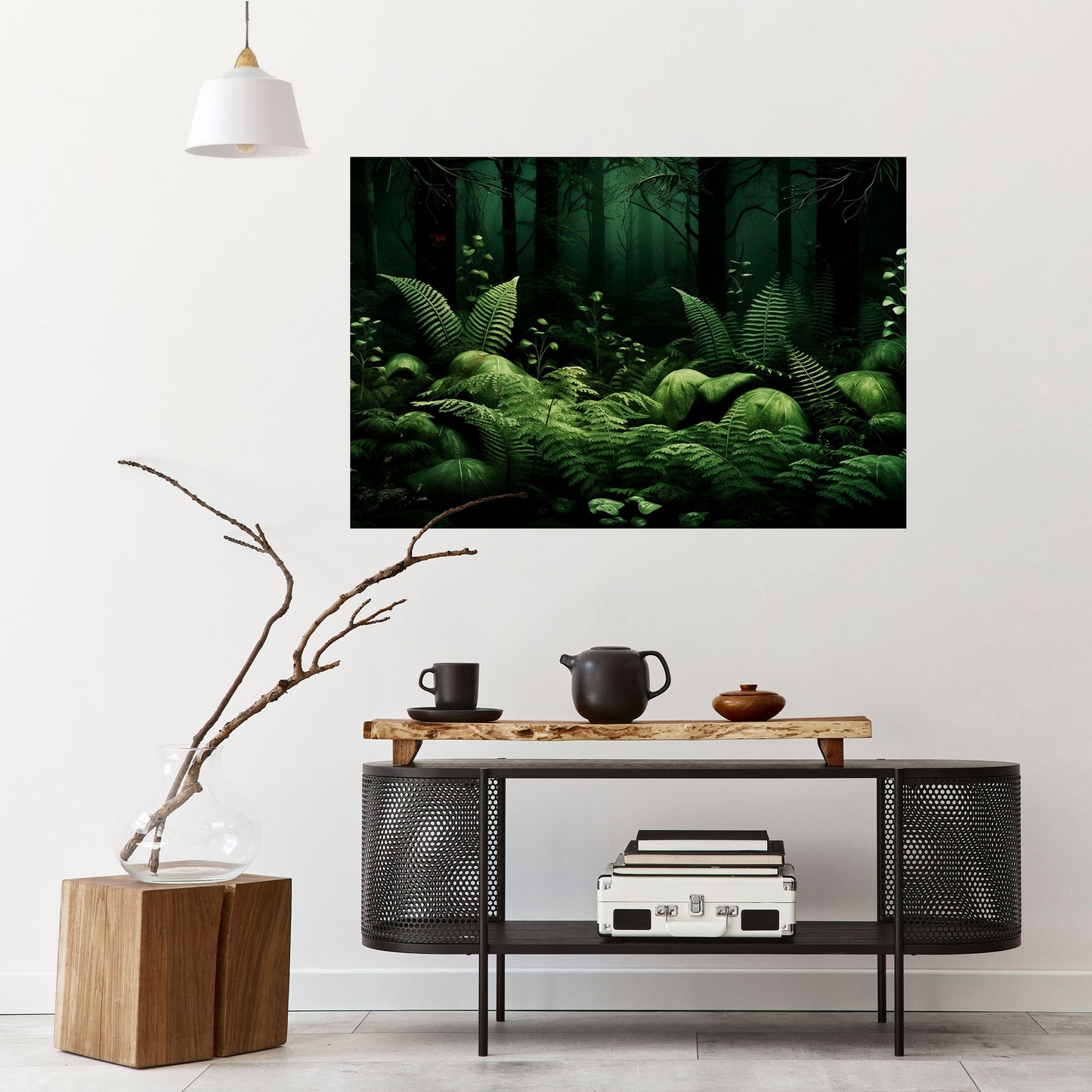 Poster orizzontale staccabile e attaccabile FOREST OF DREAMS