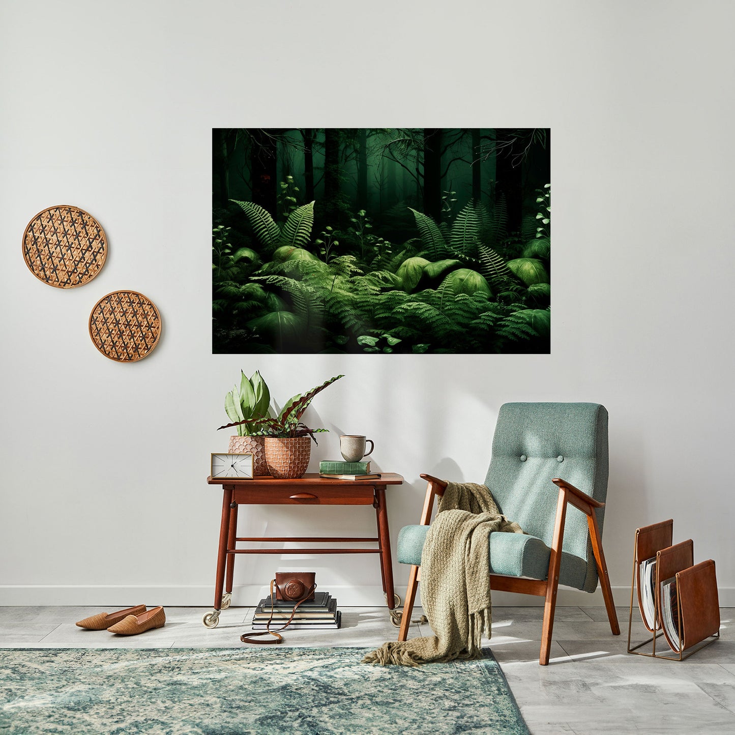 Poster orizzontale staccabile e attaccabile FOREST OF DREAMS