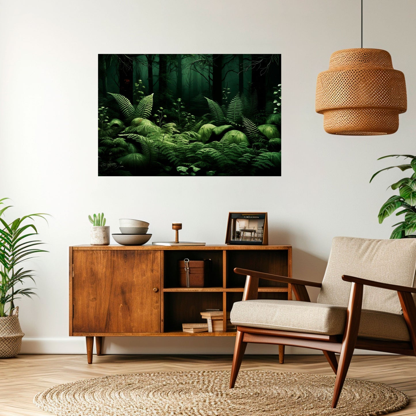 Poster orizzontale staccabile e attaccabile FOREST OF DREAMS