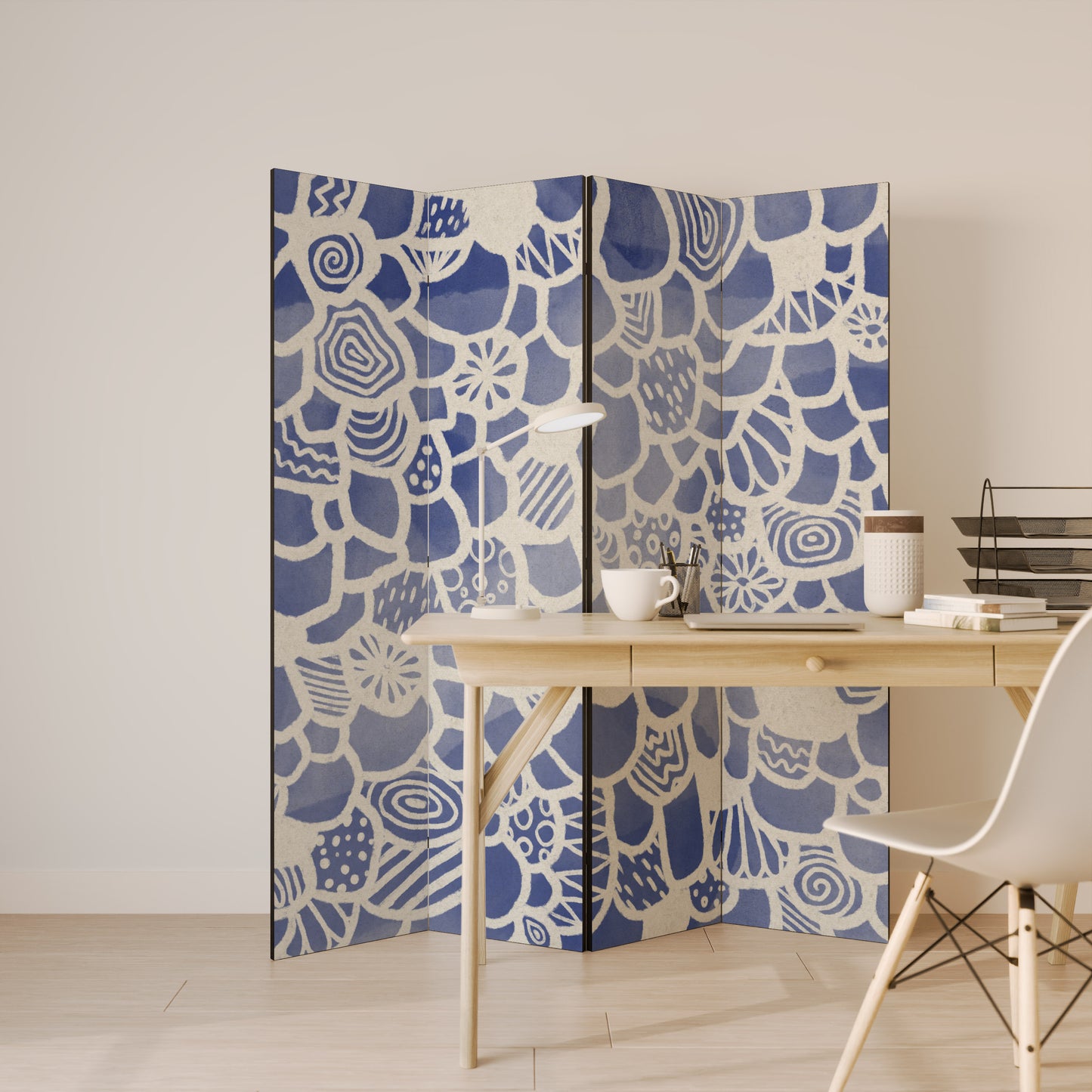 SAPHIRE TESSERA Divisorio decorativo a 4 pannelli