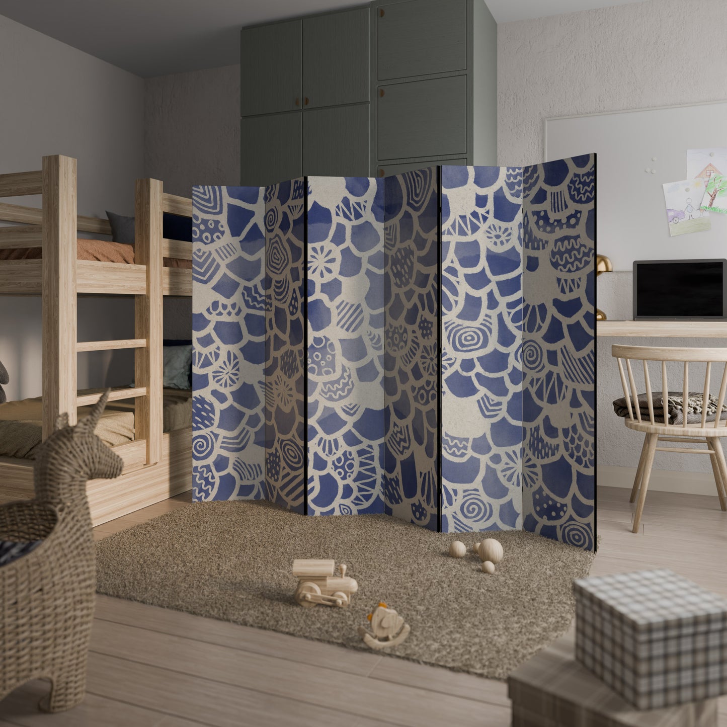 SAPHIRE TESSERA Divisorio decorativo a 6 pannelli