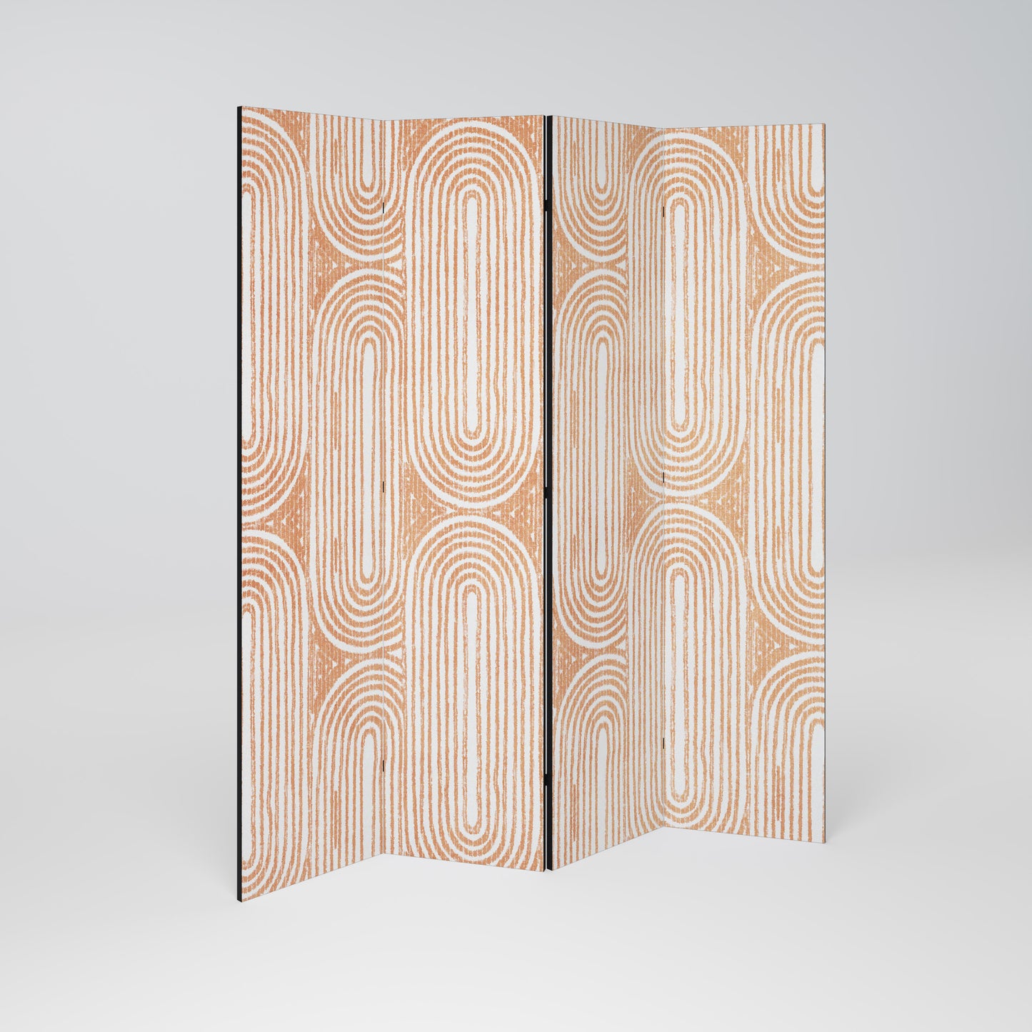 Divisorio decorativo per ambienti GEOMETRIC GLEAM a 4 pannelli
