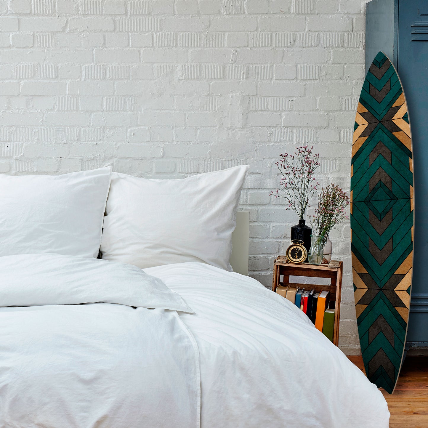 ARTISTIC GEOMETRY Decorative Plywood Surfboard