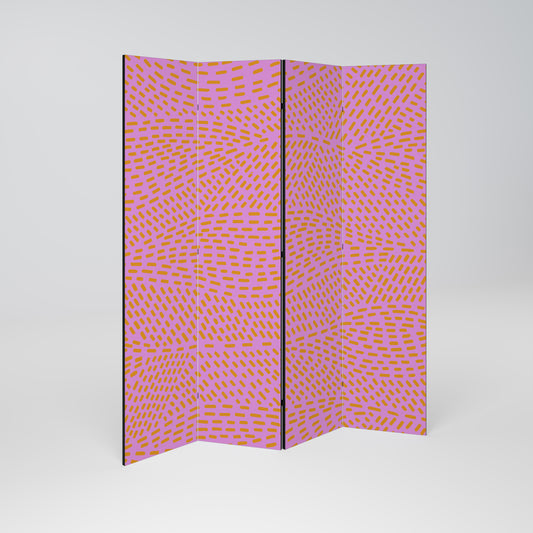 AZALEA SHREDS Decorative 4-Panel Room Divider