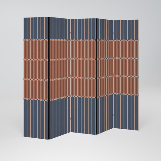 HYPNOTIC GATE - Divisorio decorativo per ambienti a 5 pannelli