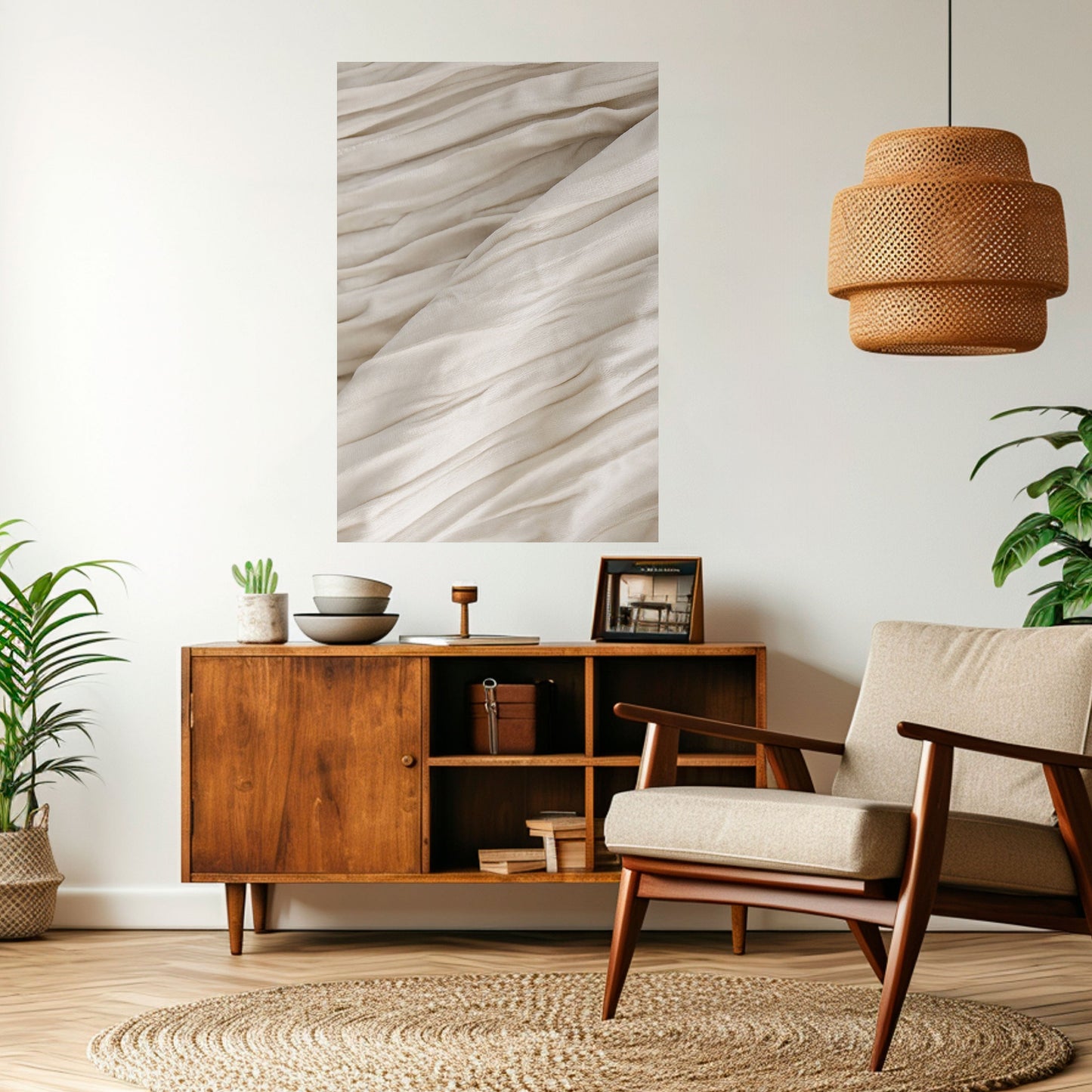 Poster verticale staccabile e attaccabile SERENE FOLDS