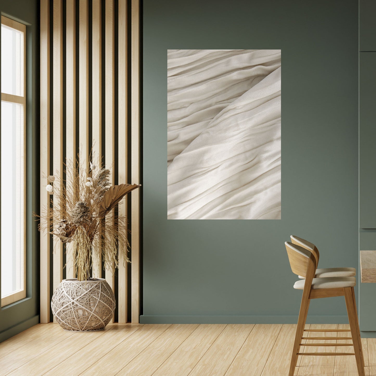 Poster verticale staccabile e attaccabile SERENE FOLDS