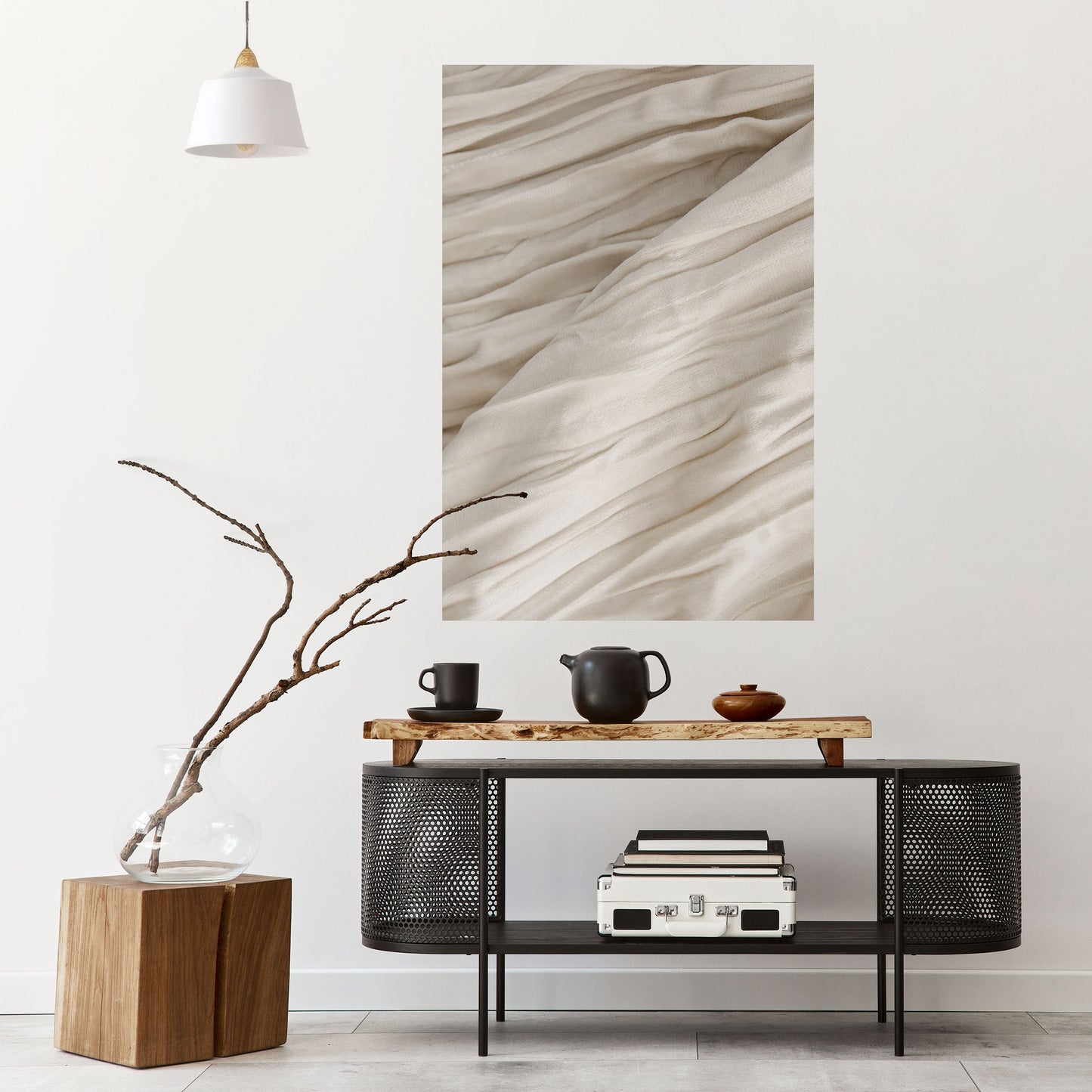 Poster verticale staccabile e attaccabile SERENE FOLDS