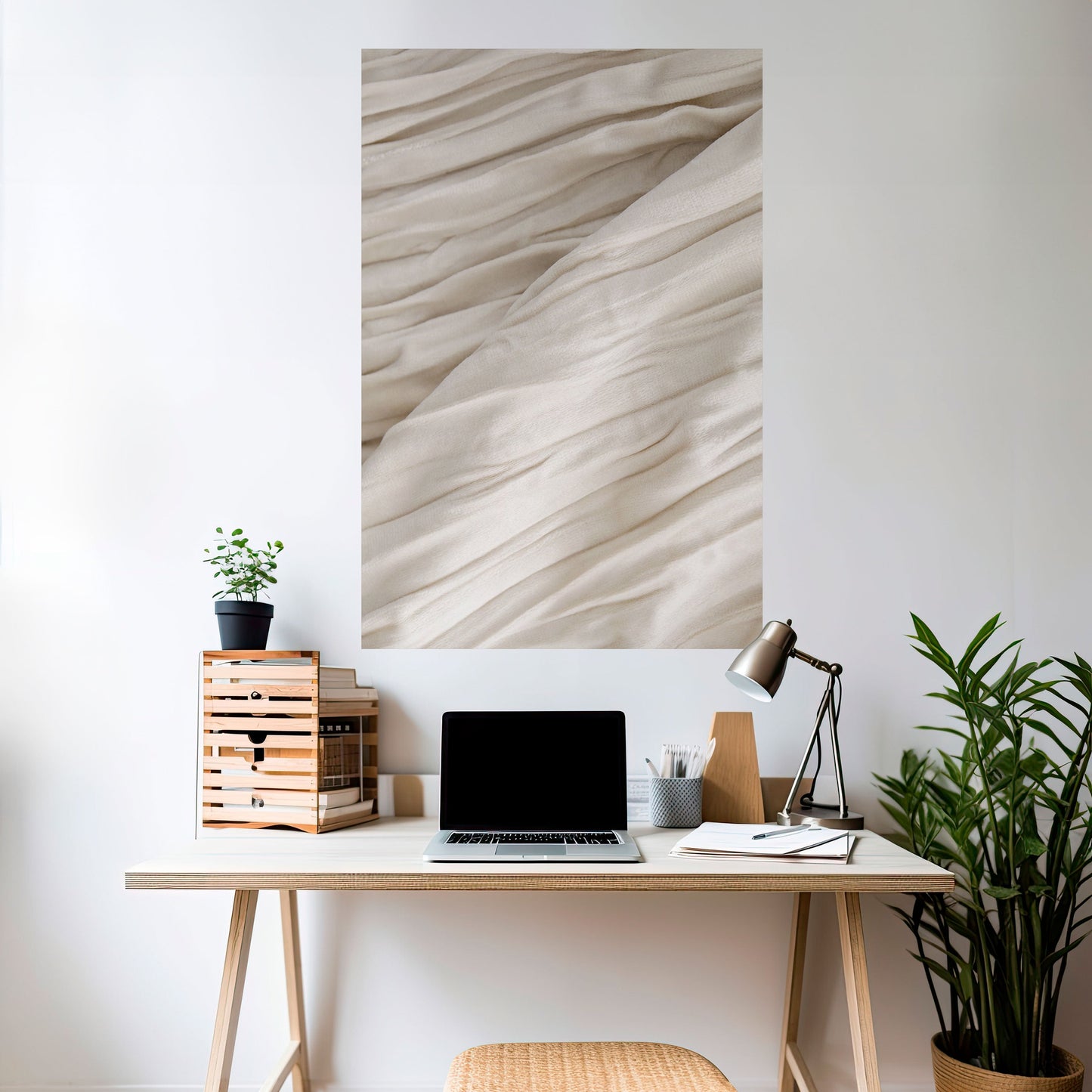 Poster verticale staccabile e attaccabile SERENE FOLDS