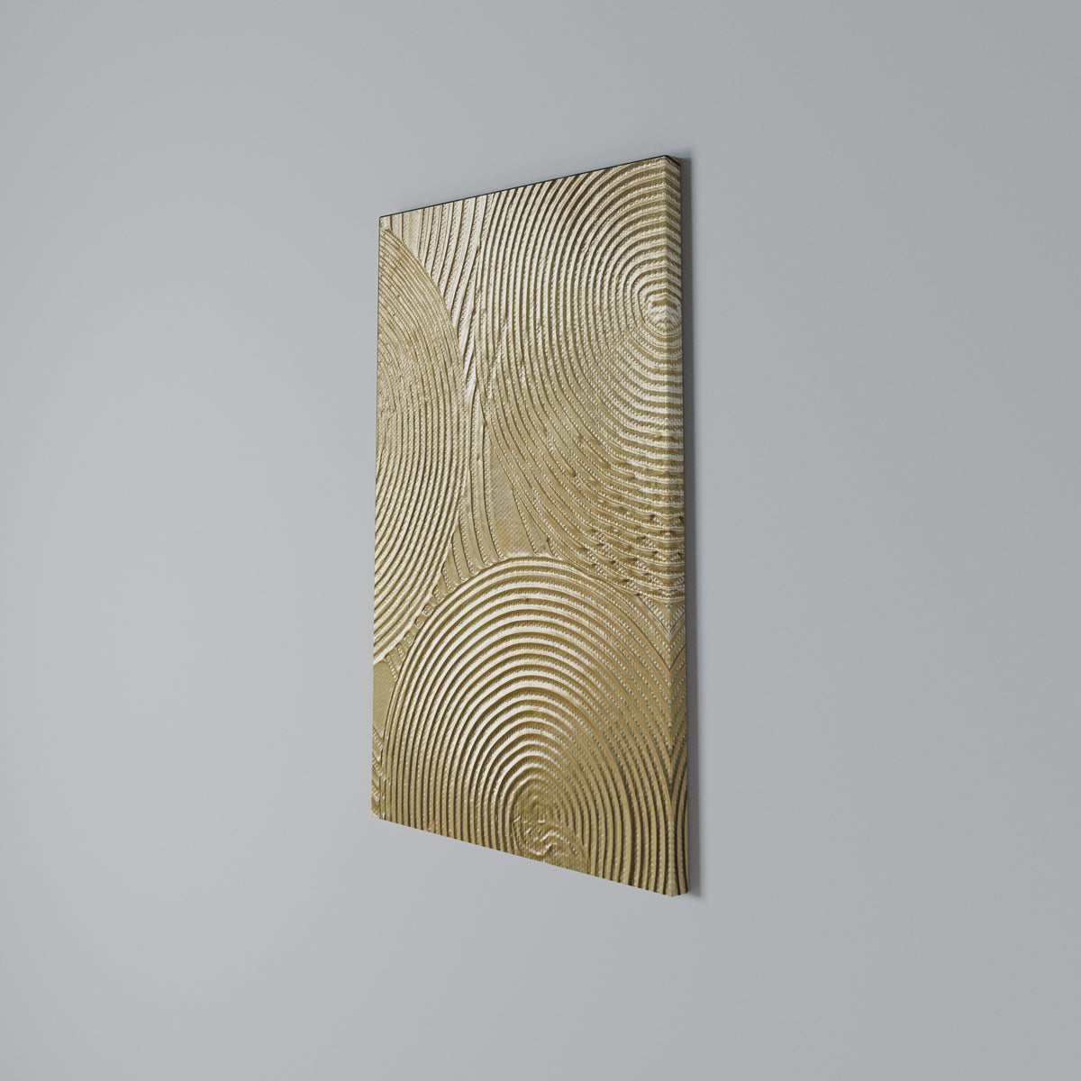 GOLDEN WAVES UNFOLD Stampa su tela verticale