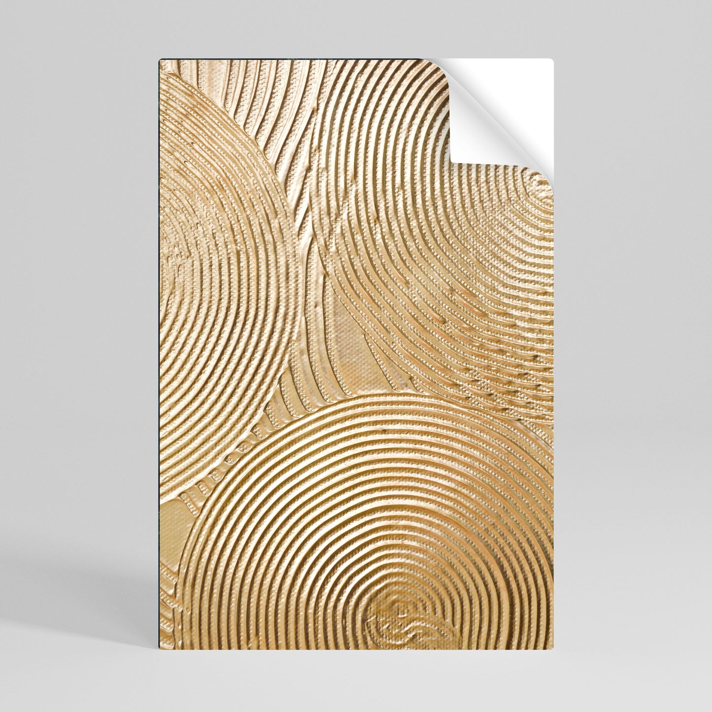 GOLDEN WAVES UNFOLD Poster verticale staccabile e attaccabile