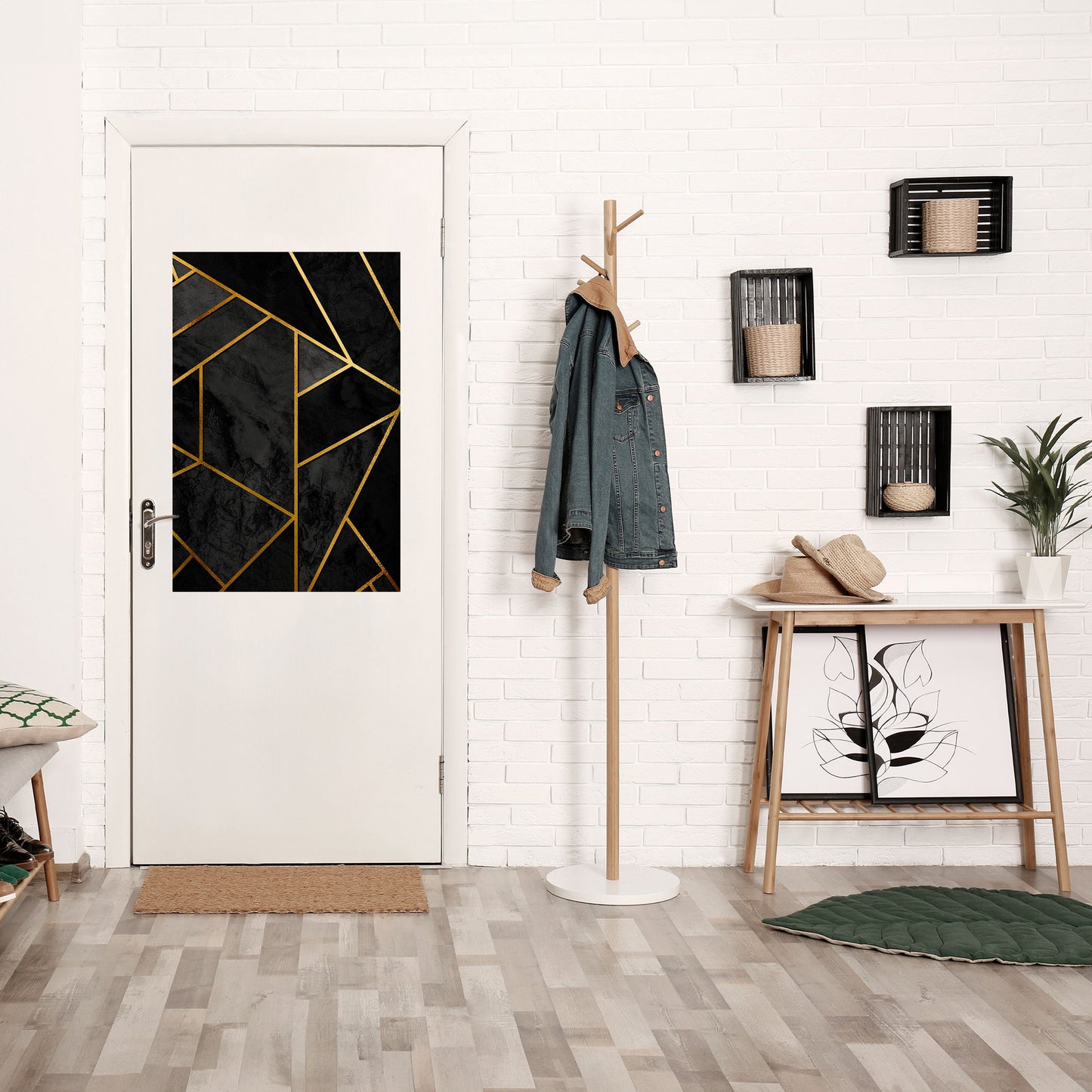 Poster verticale staccabile e attaccabile GLINTING GEOMETRIC DREAMS