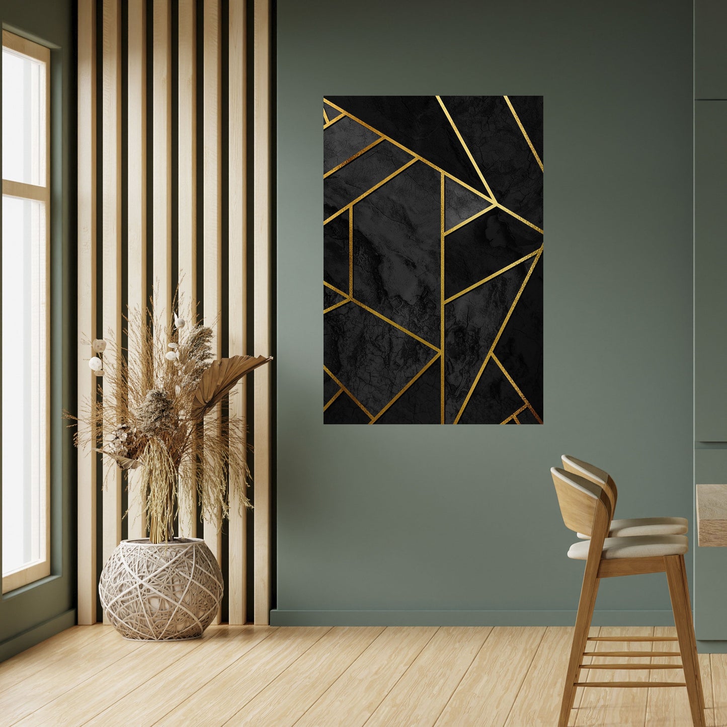 Poster verticale staccabile e attaccabile GLINTING GEOMETRIC DREAMS