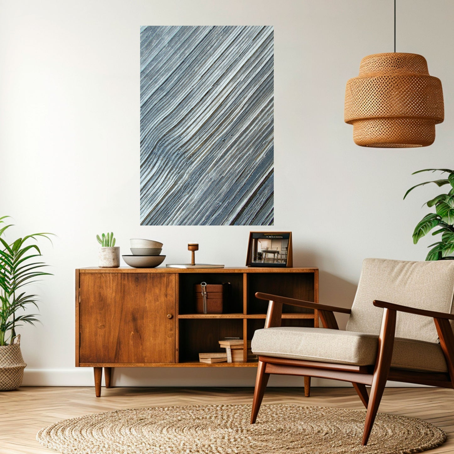Poster verticale staccabile e attaccabile "NATURE'S RIBBON RELIC"