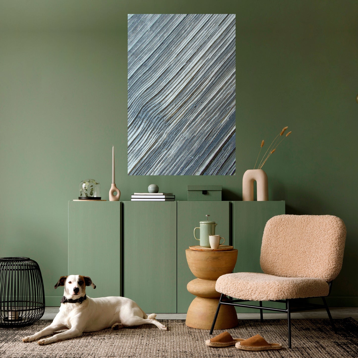 Poster verticale staccabile e attaccabile "NATURE'S RIBBON RELIC"